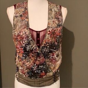 BYRON LARS - sequined vest/top